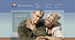 Desktop Screenshot of lakesuicideprevention.org